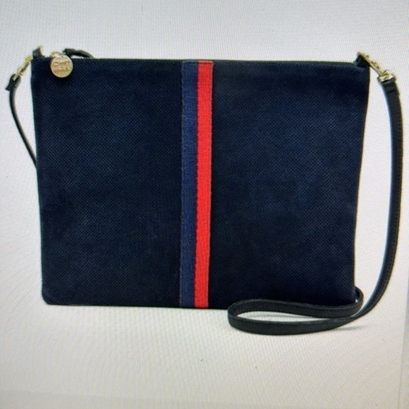 Clare V . sac Bretella Pertorated Suede Crossbody bag - Picture 9 of 16